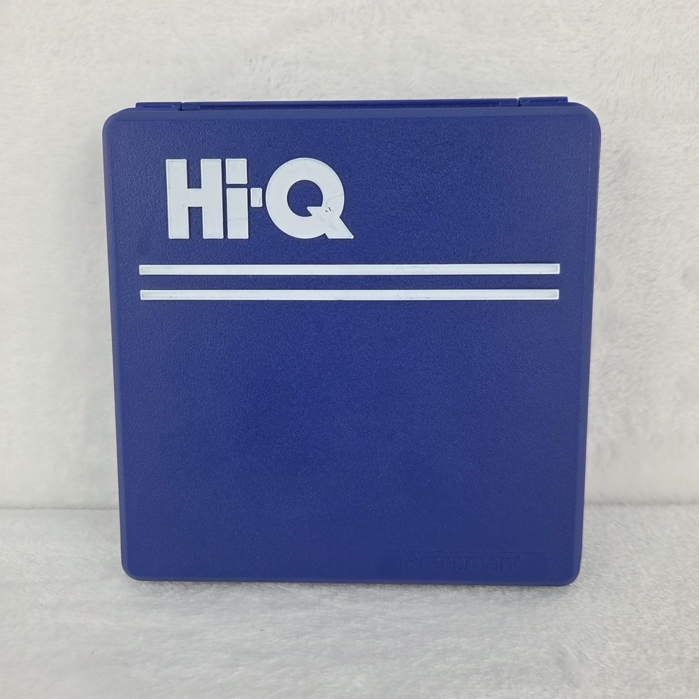 Vintage 1998 Pressman Hi-Q Travel Peg Solitaire Strategy Game Complete 2231